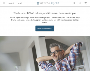 HealthSqyre Website Screenshot
